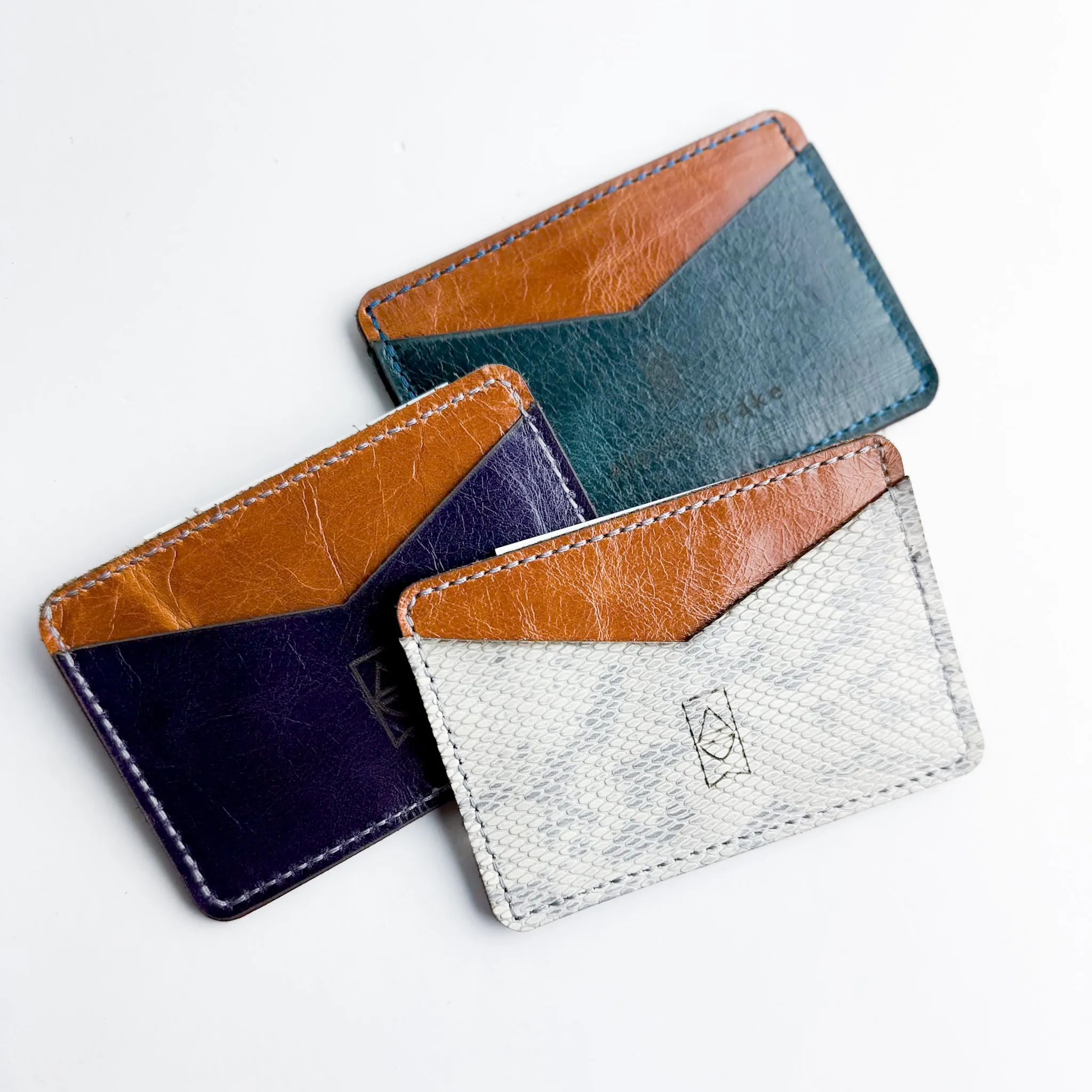 Western Woods Collection | Card Holder | Bourbon   Winter Python