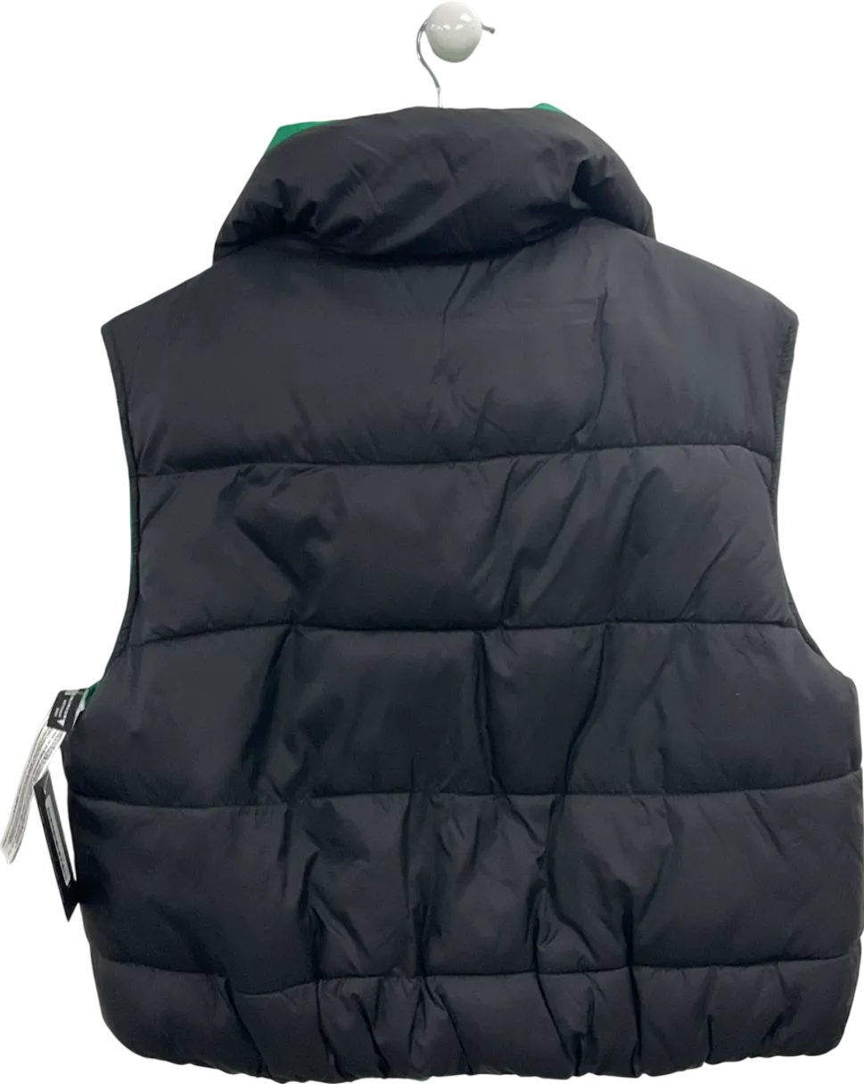 ZARA Black And Green Gilet UK M/L