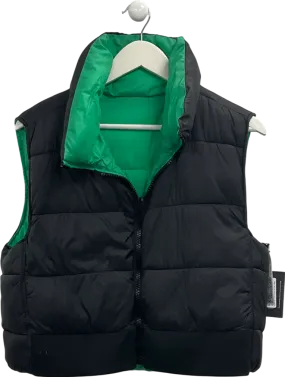 ZARA Black And Green Gilet UK M/L