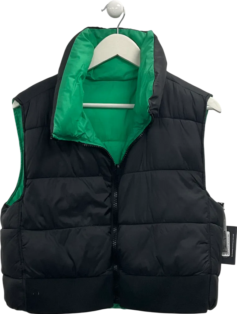 ZARA Black And Green Gilet UK M/L